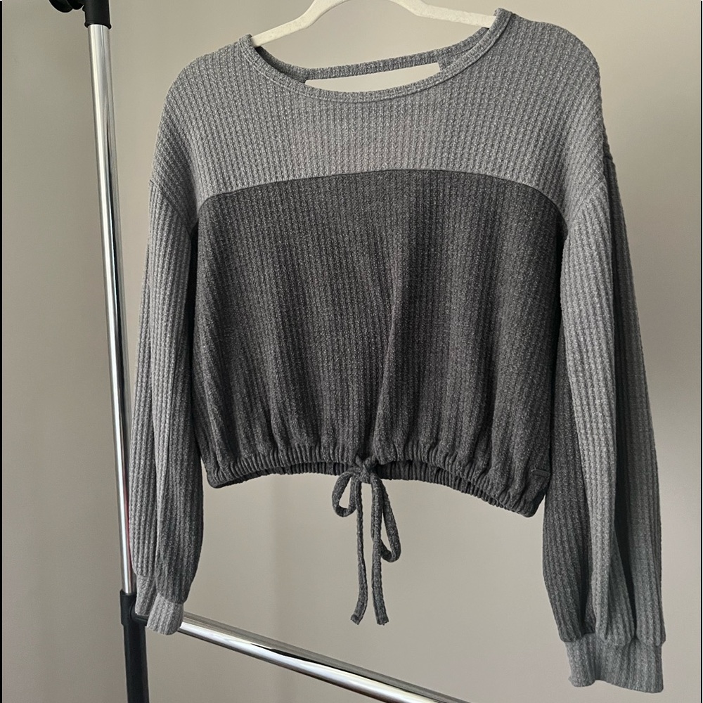 Hollister size extra small waffle knit sweater